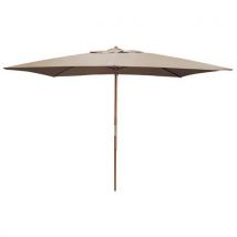 Parasol Droit Bois 3 X 2 M Proloisirs