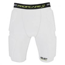 Short De Compression Blanc Avec Pads - Select