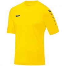 Lot de 10 - Jako - Maillot Team MC Enfant Jaune - Taille 5-6 ans - Confort & Performance pour le Sport