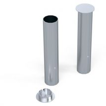 Fourreau Pour But De Foot - En Aluminium 90 Mm De Diamètre