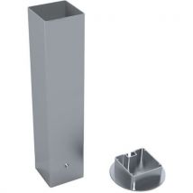 Lot de 4 - Fourreau Pour But De Handball - En Aluminium - Poteaux De 80 X 80 Mm