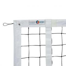 Filet de volley-ball compétition FIVB - Tension par câble gainé - Certifié FFVB et FIVB - Niveau compétition