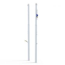 Poteaux Volley Comp Télescopique Classe A - Acier - Treuil