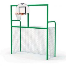 GES - But Multisport DIDACOMBI 240x170m - Vert Mat - Acier - Conforme Code Sport Français