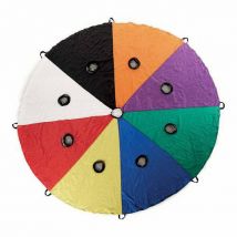 Spordas - Parachute à poches 3,6m - Multicolore - Polyester - Enfant - Jeux de motricité