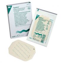 Lot De 10 Pansements Stériles Transparents Adhésifs 6x7 Cm Boite-3m