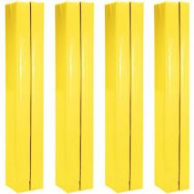 Lot de 4 - Protection De Poteaux Carrés De 30 Cm X 30 Cm