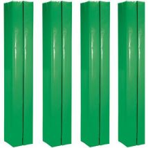 Lot de 4 - Protection De Poteaux Carrés De 30 Cm X 30 Cm