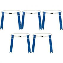 Ceinture Flag Football Rouge - Lot De 5