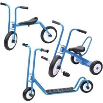 Casal Sport - Lot Draisienne Tricycle Trotinette Intensif Bleu - 3 Ans et + - Acier PVC - Éveil Motricité