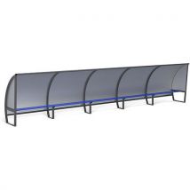 Abri De Touche Tout En Aluminium Hauteur 1m60 Banc