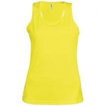 Débardeur Féminin Jaune Fluo