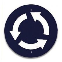 Panneau De Signalisation- Sens Giratoire