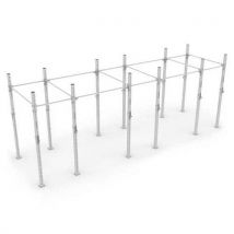 Rack Cotis - Fit And Rack - Hauteur 3,6m Profondeur 1,88m Gris