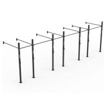Fit And Rack - Rack de Cross-training Esus Noir - 28m Hauteur - Acier - Origine France Garantie