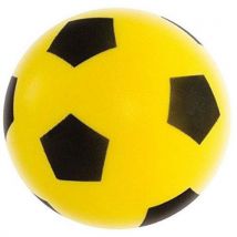 Ballon de Football en Mousse Souple Jaune - 20 cm, 160g - Idéal Macadam - Sans COV