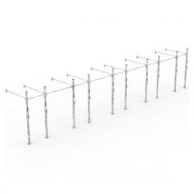 Rack Esus - Fit And Rack - Hauteur 3,6m Profondeur 1,88m Gris