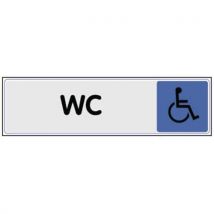 Panneau De Signalisation En Plexiglas - Wc Handicapé