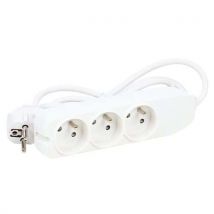 Manutan Expert - Multiprise 230V 3 prises NF - Cordon 135m - Éco-responsable NF Environnement