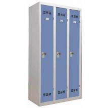 Vestiaire Industrie Propre - Largeur 300 Mm - 3 Colonnes - Vinco