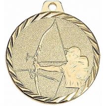 Médaille Tir À L'arc Or - 50mm