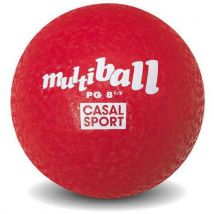 Casal Sport - Ballon pédagogique multiball rouge - Ø 23 cm - Polyester - 422 g - Éveil et motricité