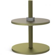 Sodex - Réhausseur pour fourreau de but de foot - Diamètre 90 mm - Acier - Entraînement club - Paire Or