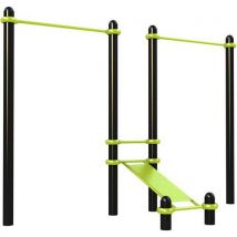 Combiné Barres Fixes Abdo Incliné De Street Workout