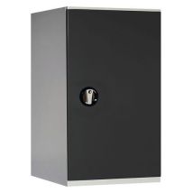 Anjou Tolerie - Armoire Basse 500x500x1000mm Gris Clair/Anthracite - 1 Porte à Clé - Charge 1000kg - Acier - Livrée Montée