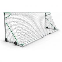 Paire De Buts De Foot À 11 - Ges - Transportables Lestés + 8 Roues