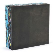 Centre Mousse Aggloméré 30x30x115cm - 95% Recyclé - Éco-responsable - Viseur Tir à l'Arc Adulte Multicolore