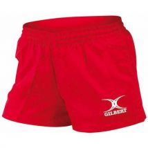 Lot de 10 - Gilbert - Short de Rugby Saracen Rouge Homme Taille L - Confort Joueur