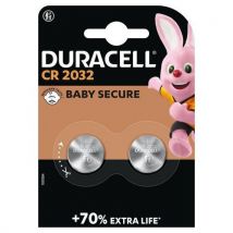 Pile Bouton Lithium Cr2032 - Pack De 2 - Duracell