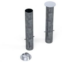Fourreau Pour Football - En Acier Galvanisé Ø80 Mm