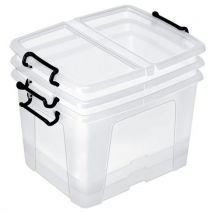 Bac De Rangement Strata - Couvercle Double Rabat - 0,4 À 65 L