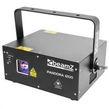 Beamz - Laser Pandora 1200 TTL RGB - 23 canaux DMX - 49 kg - Effets lumineux professionnels