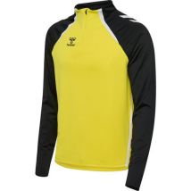 Hummel - Demi-zip Lead 20 Adulte Multisport Jaune/Noir XXL Polyester