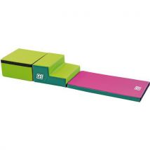 GES - Kit Mini Modules N°3 Parcours de Motricité - Mousse Polyéther Sans COV Déhoussable - Éveil Jeux et Motricité