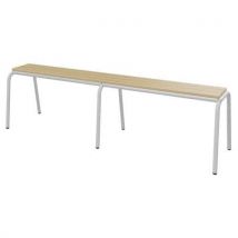 Banc Hêtre Massif Sans Dossier T4 À T6 Mobidecor