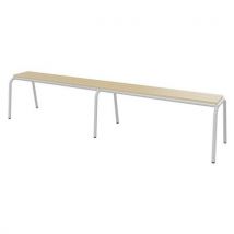 Banc Hêtre Massif Sans Dossier T4 À T6 Mobidecor