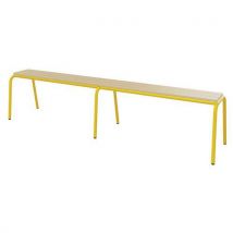 Banc Hêtre Massif Sans Dossier T4 À T6 Mobidecor