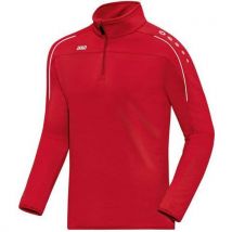 Sweat 1/2 Zip Jako Classico Rouge