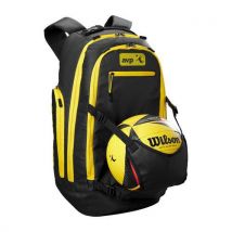 Wilson - Sac à dos Volley-ball AVP Noir Jaune - Beach-volley - Idéal pour vos entraînements