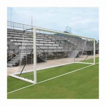 Paire Buts Foot À 11 Transportable En Alu Ovoïde 120 X 100 Mm Avec Oreilles