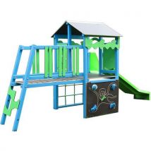 Loisirs Amenagements - Structure de jeux extérieure Gymino Alu - Aluminium - 2-7 ans - Robuste et Durable