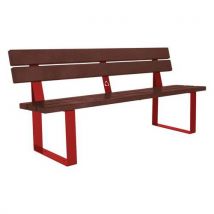 Banc Riga 180 M Acier/plastique Recyclé - Procity