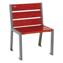 Chaise Silaos 6 Lames Acier/bois - Procity