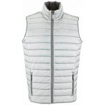 Doudoune Light Homme Sans Manche En Nylon Gris Metal