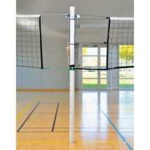 Poteau Central De Volley En Aluminium Avec Crémaillère - Metaluplast
