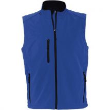 Veste Sans Manche Homme Zippée Softshell En Polyester Royal